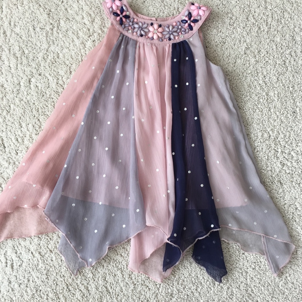 Monsoon: Girls Dress with Beading